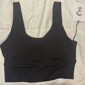 Brand New Zyia Dark Aubergine Confluence Bra Medium